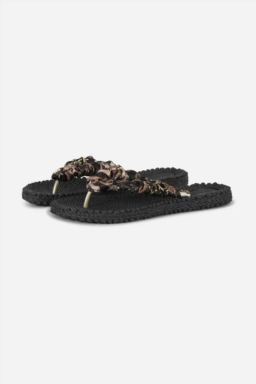 NEW ILSE JACOBSEN women's cheerful 05 flip flop in black
